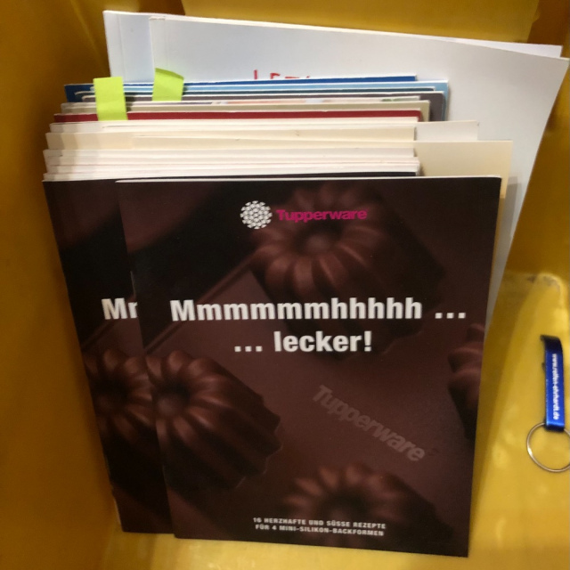 Rezept Heft Tupperware 