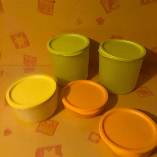 Aufbewarungsbehälter rund (5) Set